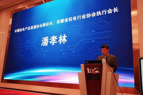 中国机电产品流通协会副会长,安徽省机电行业协会执行会长潘孝林